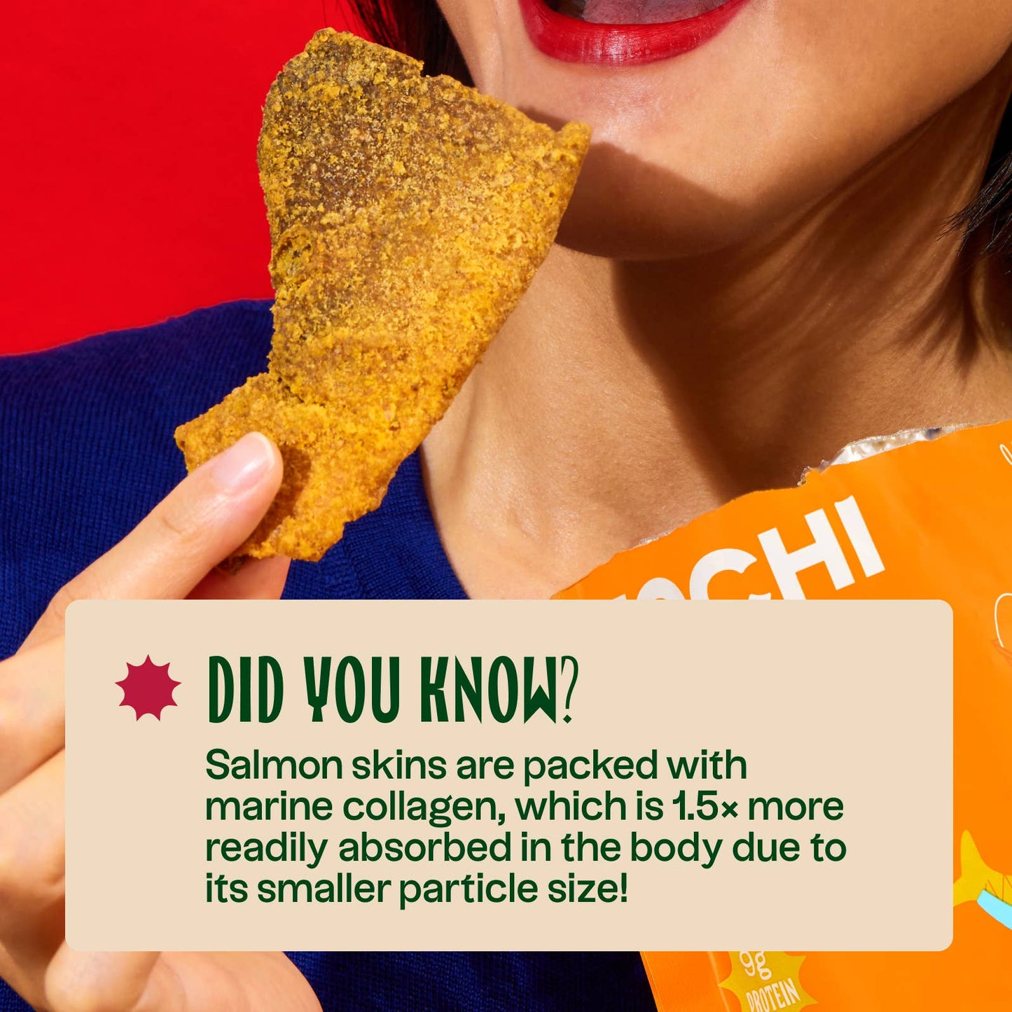 Tochi Snacks | Salmon Chips Salted Egg