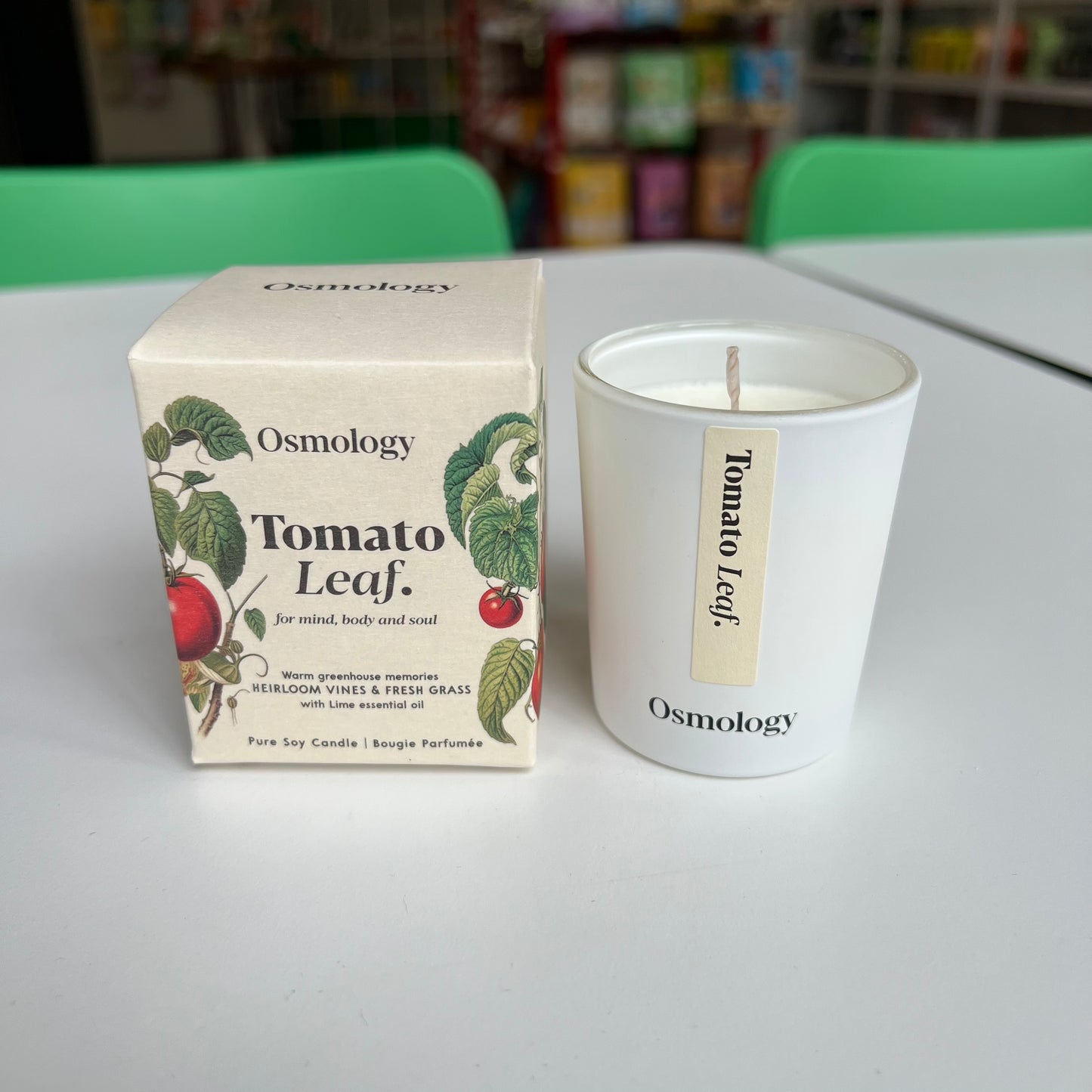 Tomato Leaf Votive Candle