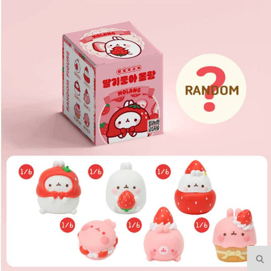 Molang Strawberry Party Blind Box Figure Series