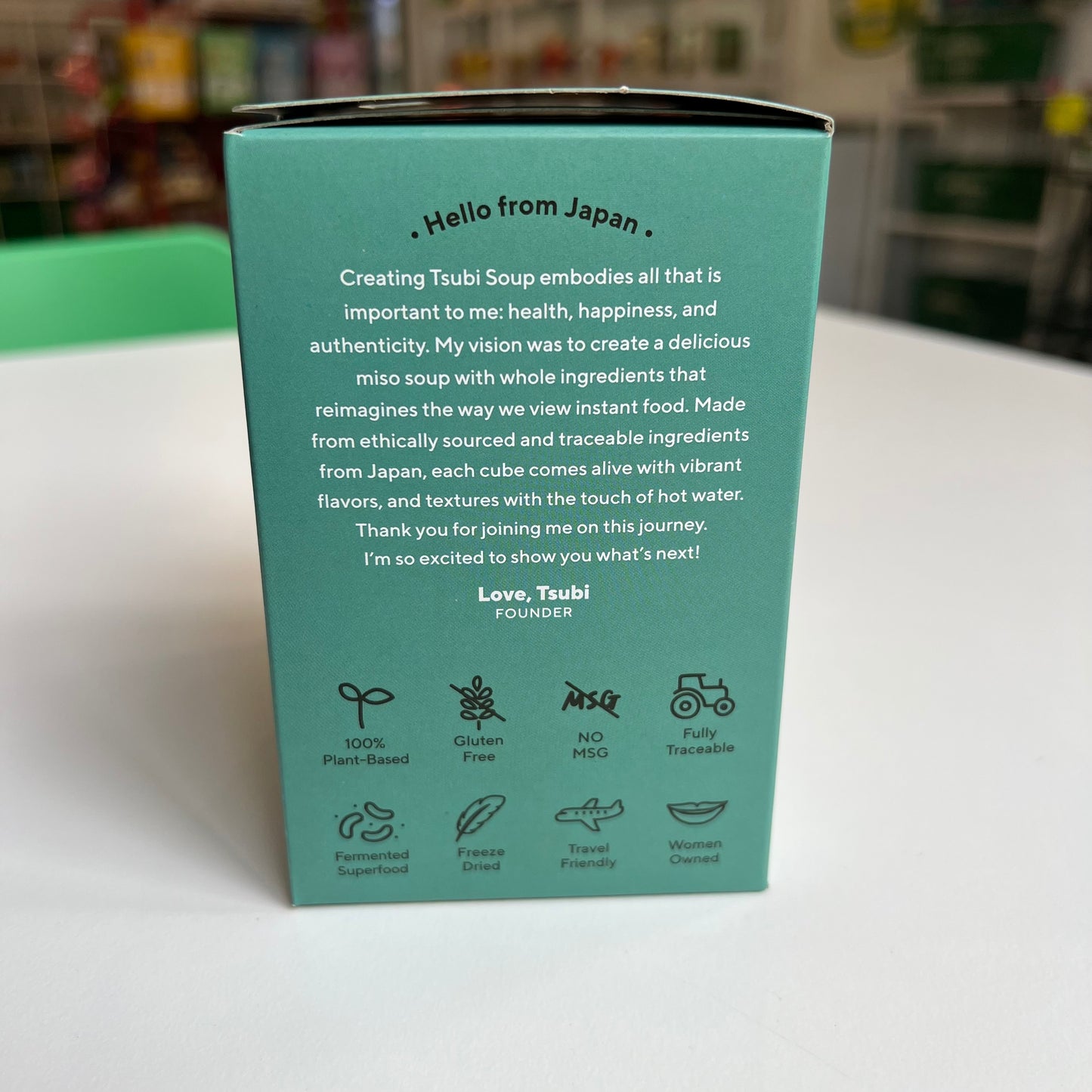 Tsubi | White Miso Aosa Seaweed & Tofu - 4 Pack