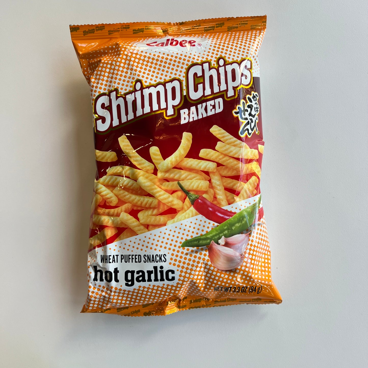 Calbee | Baked Shrimp Chips Hot Garlic