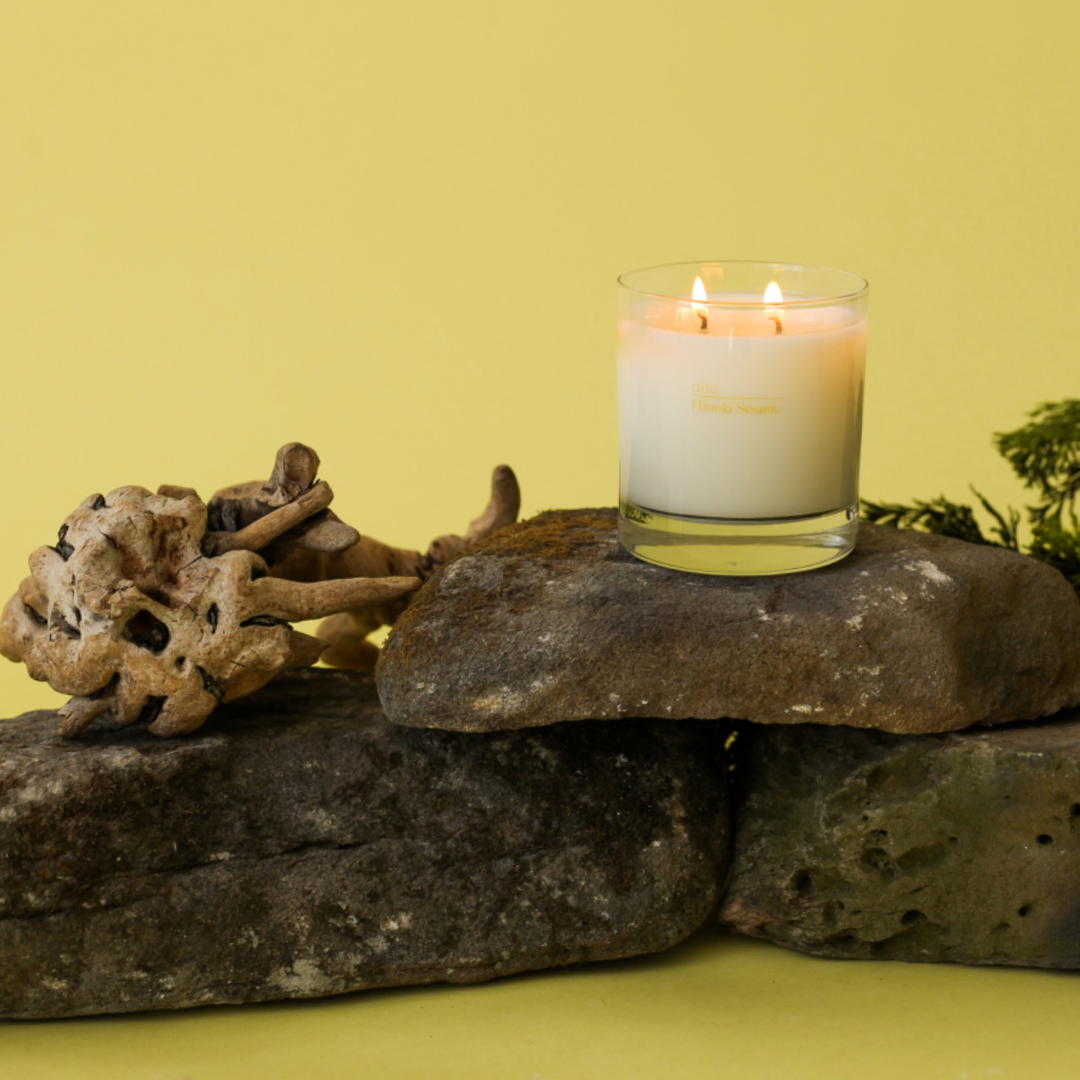 dilo | HINOKI SESAME CANDLE
