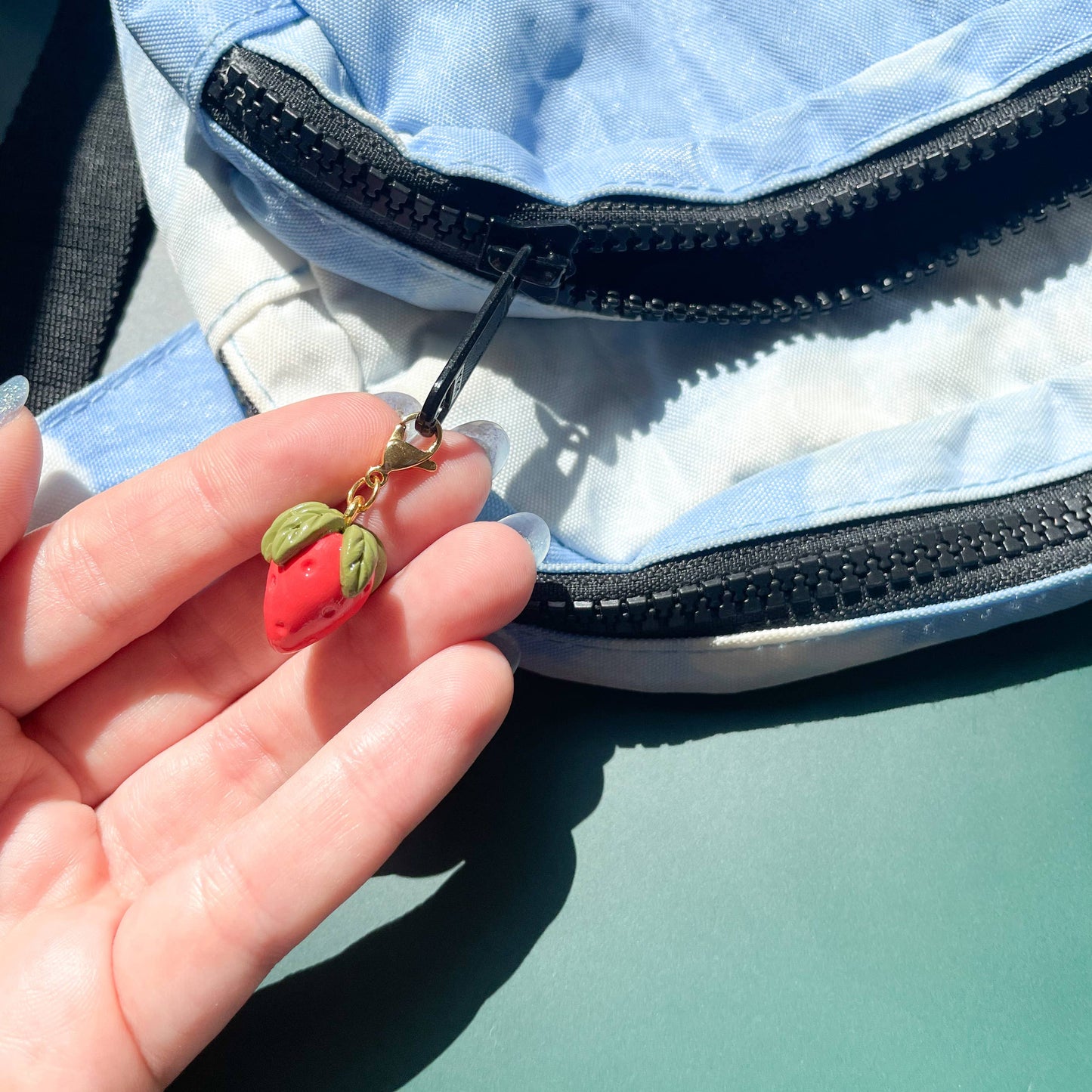 Bold Blossom Shop | Strawberry Bag Charm