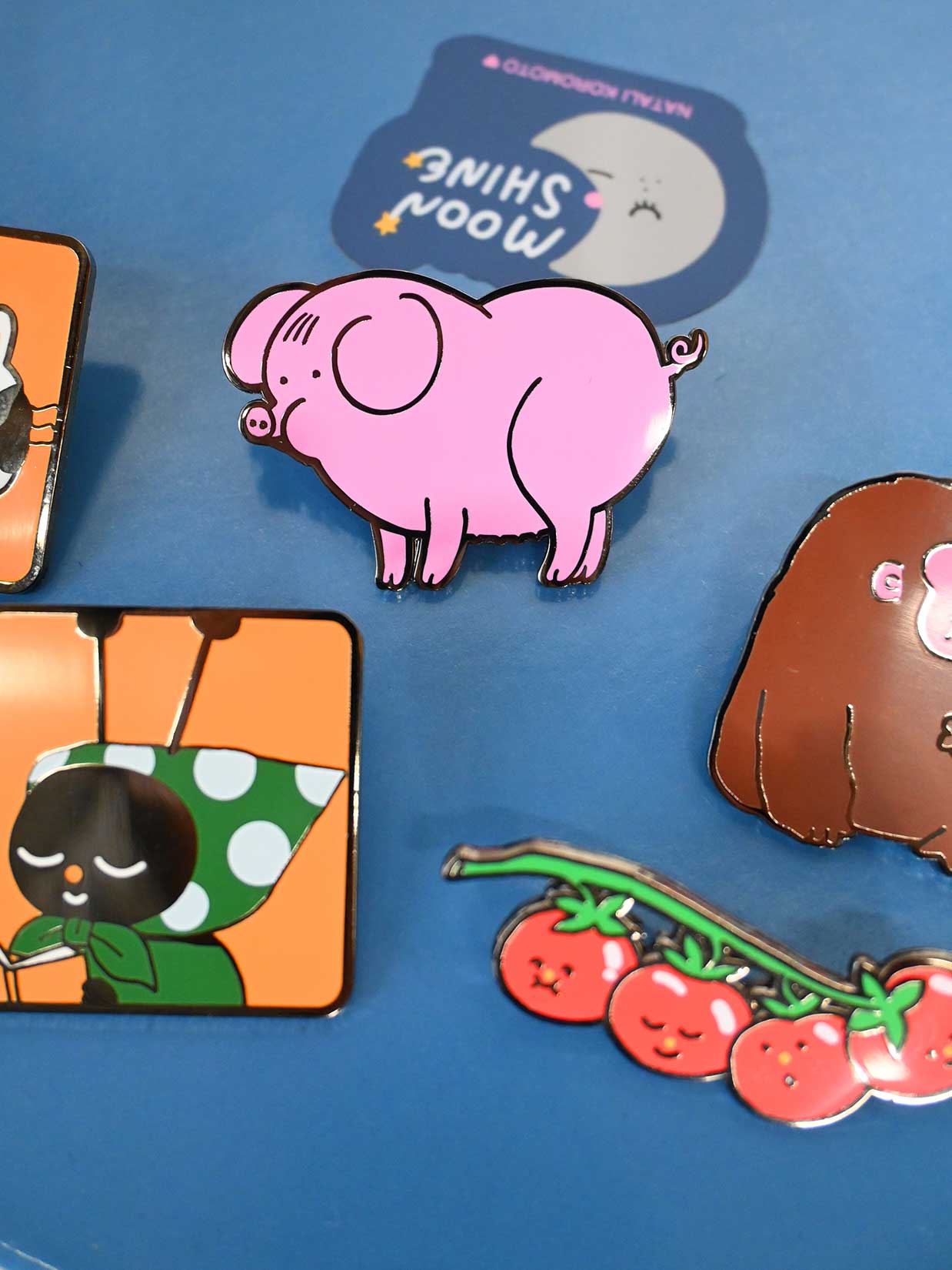 Natali Koromoto | "Farm Girly" (Pig) Enamel Pin