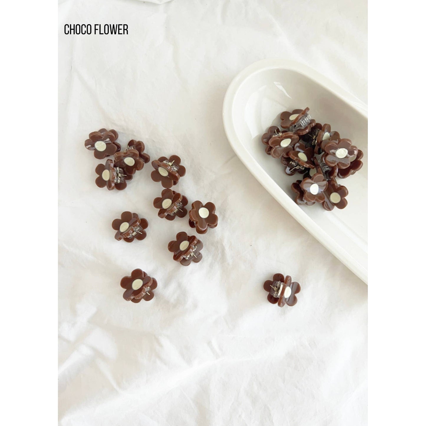 LoveLina | Choco Flower Mini Hair Clip Hair Claw