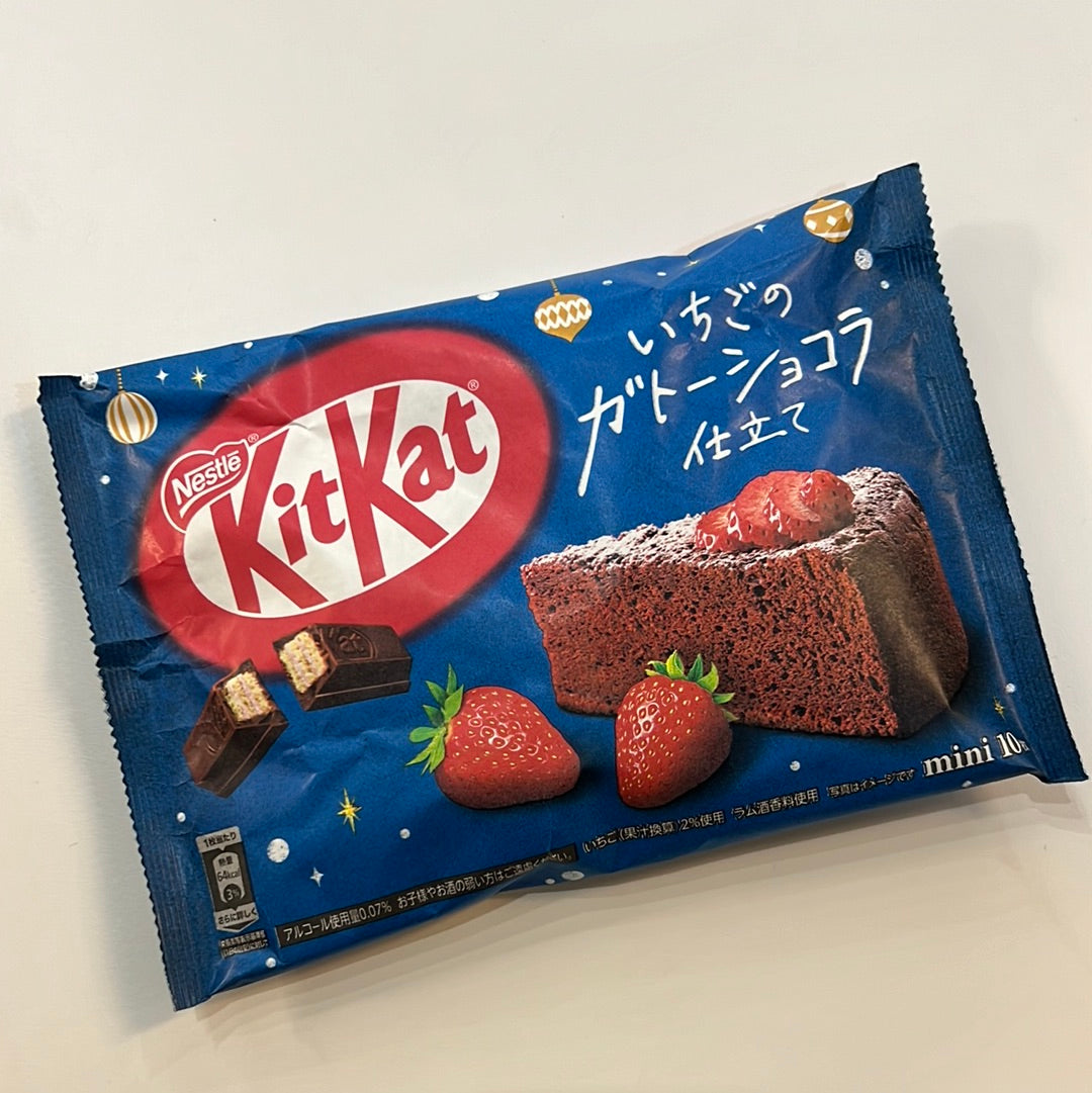 Limited Import Japanese Kit Kat Strawberry Gateau Biscuits