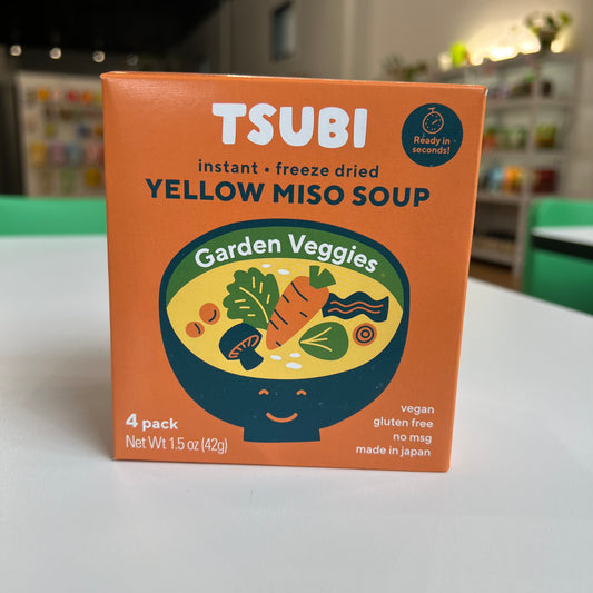 Tsubi | Yellow Miso Soup & Garden Veggies- 4 Pack