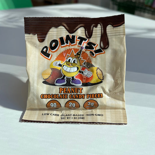 Points | Peanut Chocolate Candy Pieces- 3 grams Protein