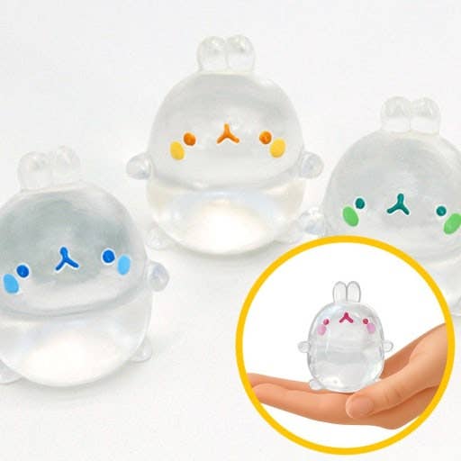 Clear Mochi Squishy Figure Fidget Toy