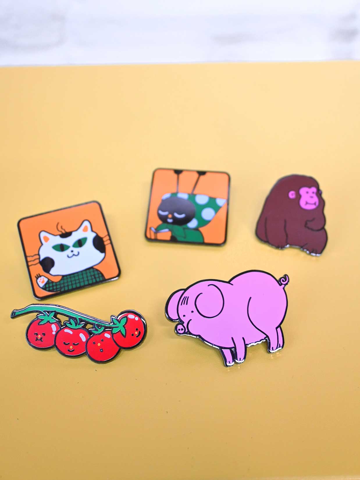 Natali Koromoto | "Farm Girly" (Pig) Enamel Pin