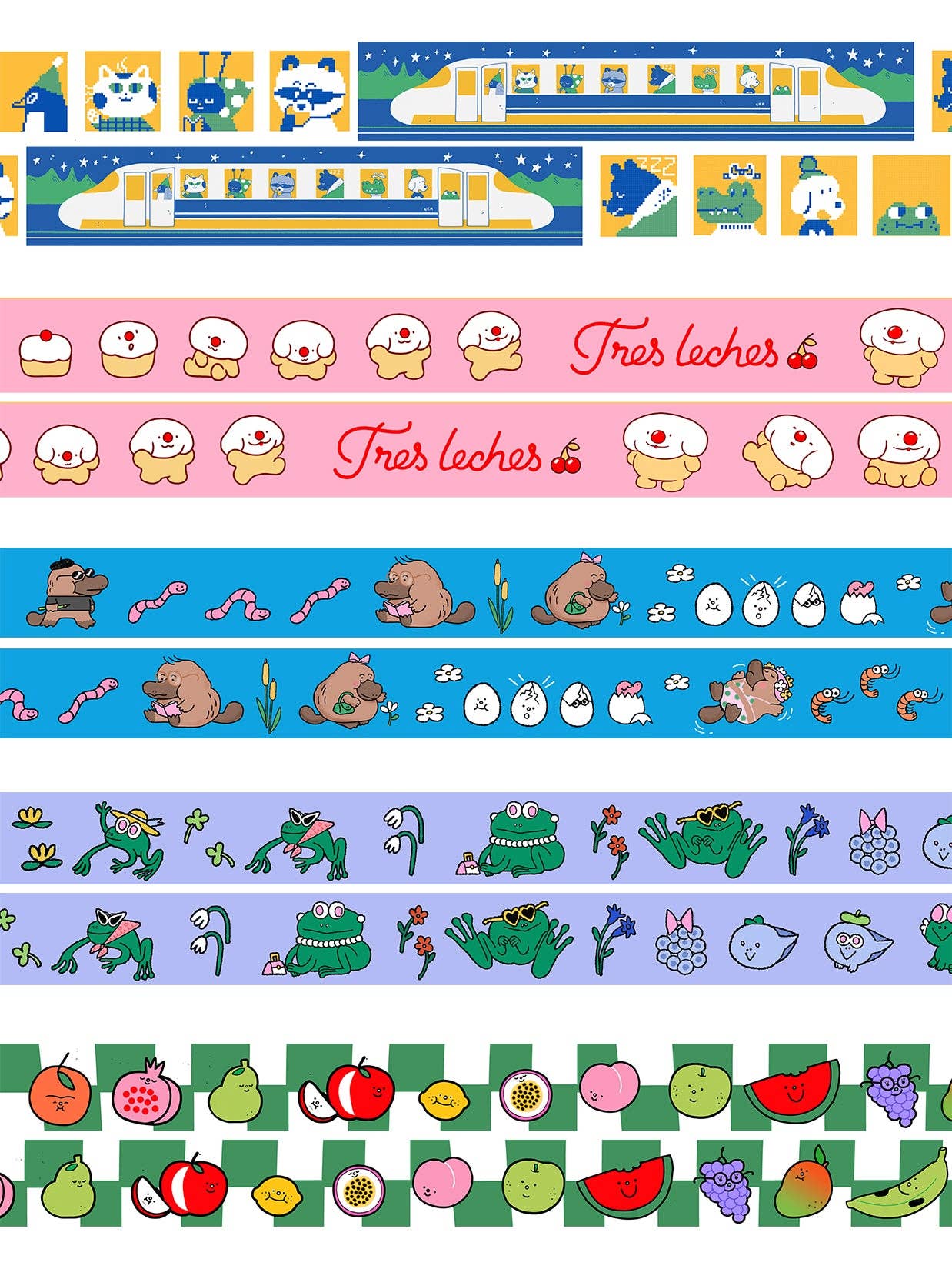 Natali Koromoto | Washi Tape: Ceramic Party