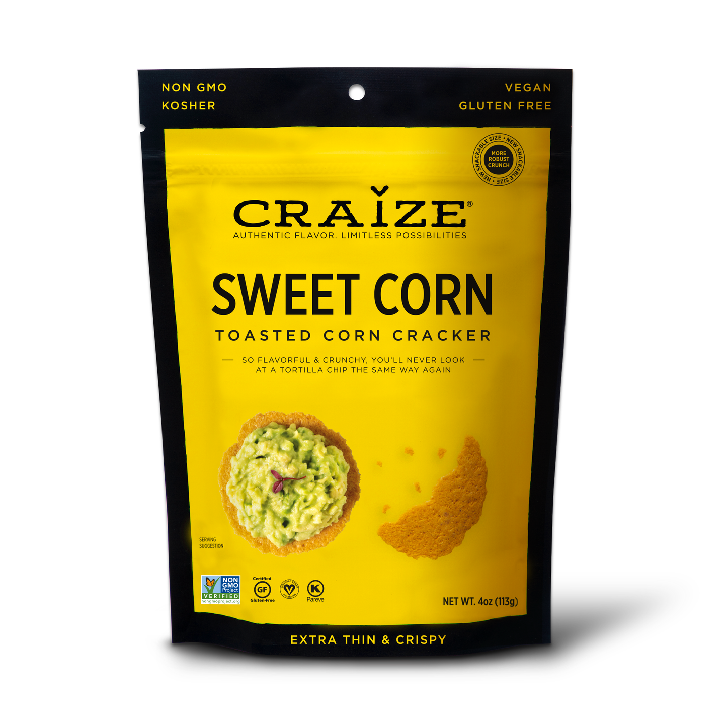 Craize | Sweet Toasted Corn Crackers 4oz