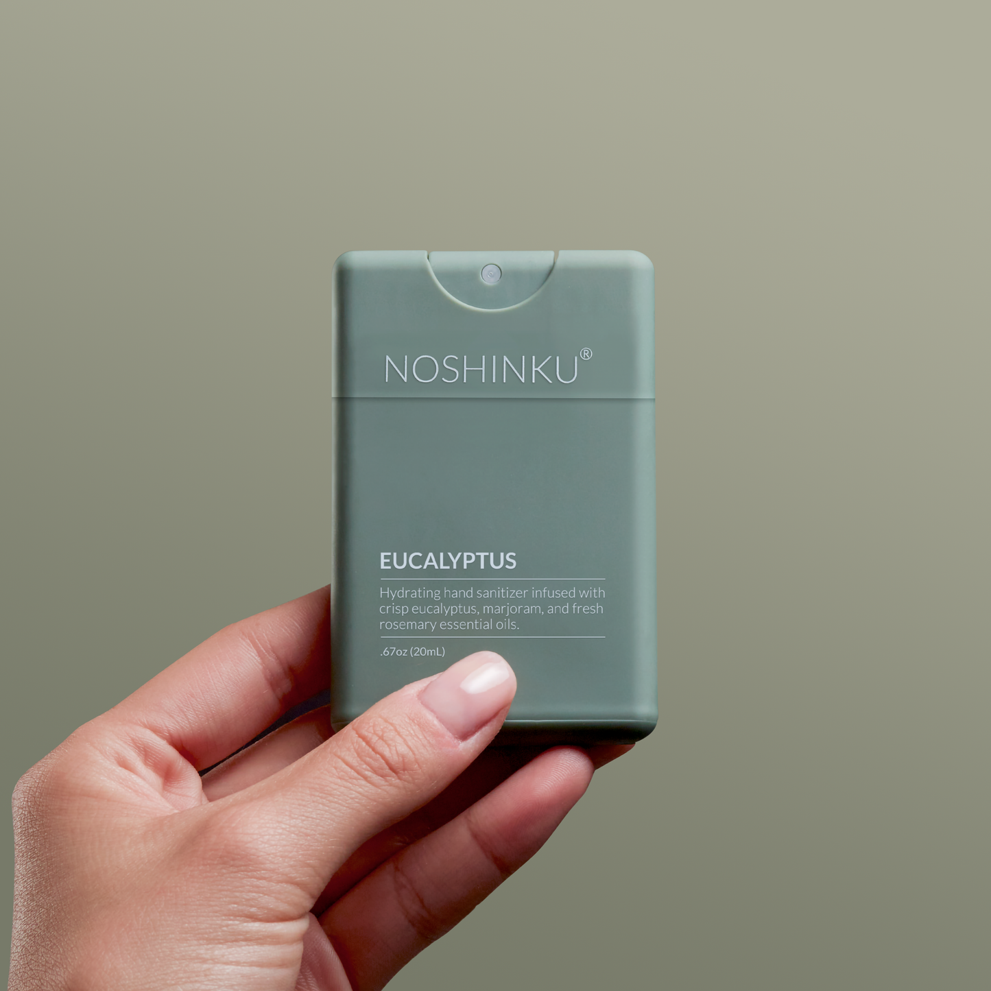 Noshinku | REFILLABLE Eucalyptus Moisturizing Pocket Hand Sanitizer