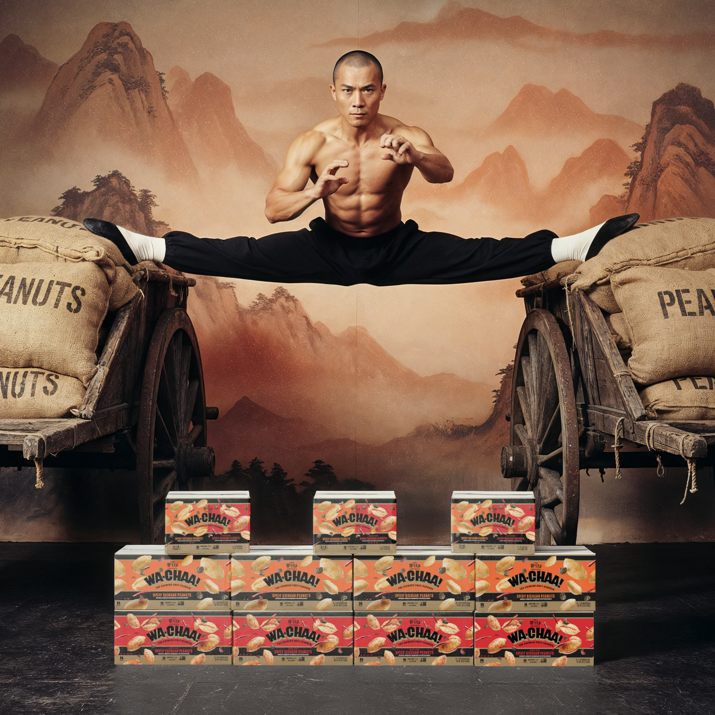 WA-CHAA! | Original Heat Spicy Sichuan Peanuts:  1.5oz