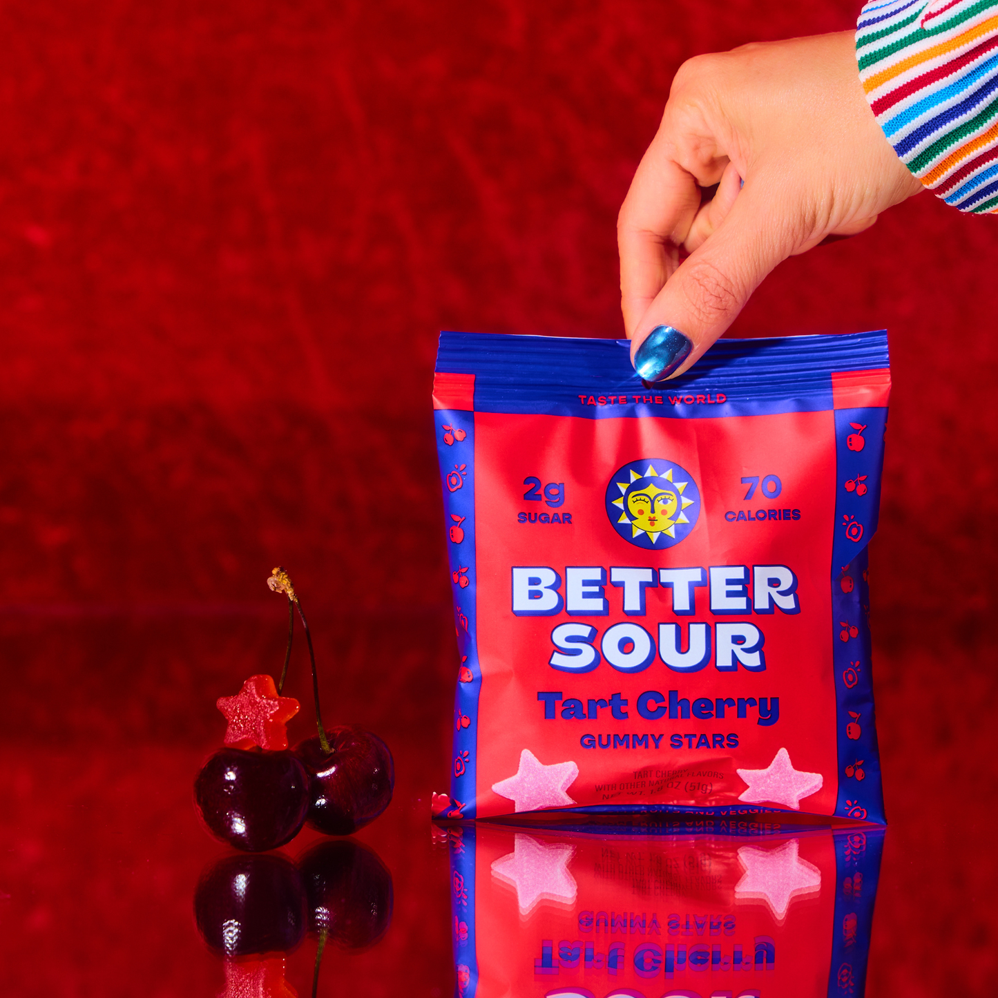Tart Cherry Gummy Stars