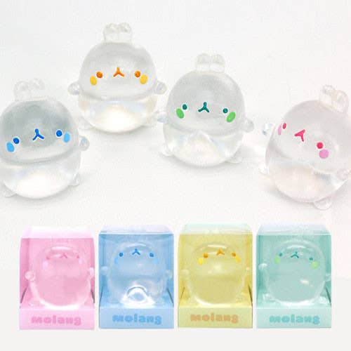 Clear Mochi Squishy Figure Fidget Toy
