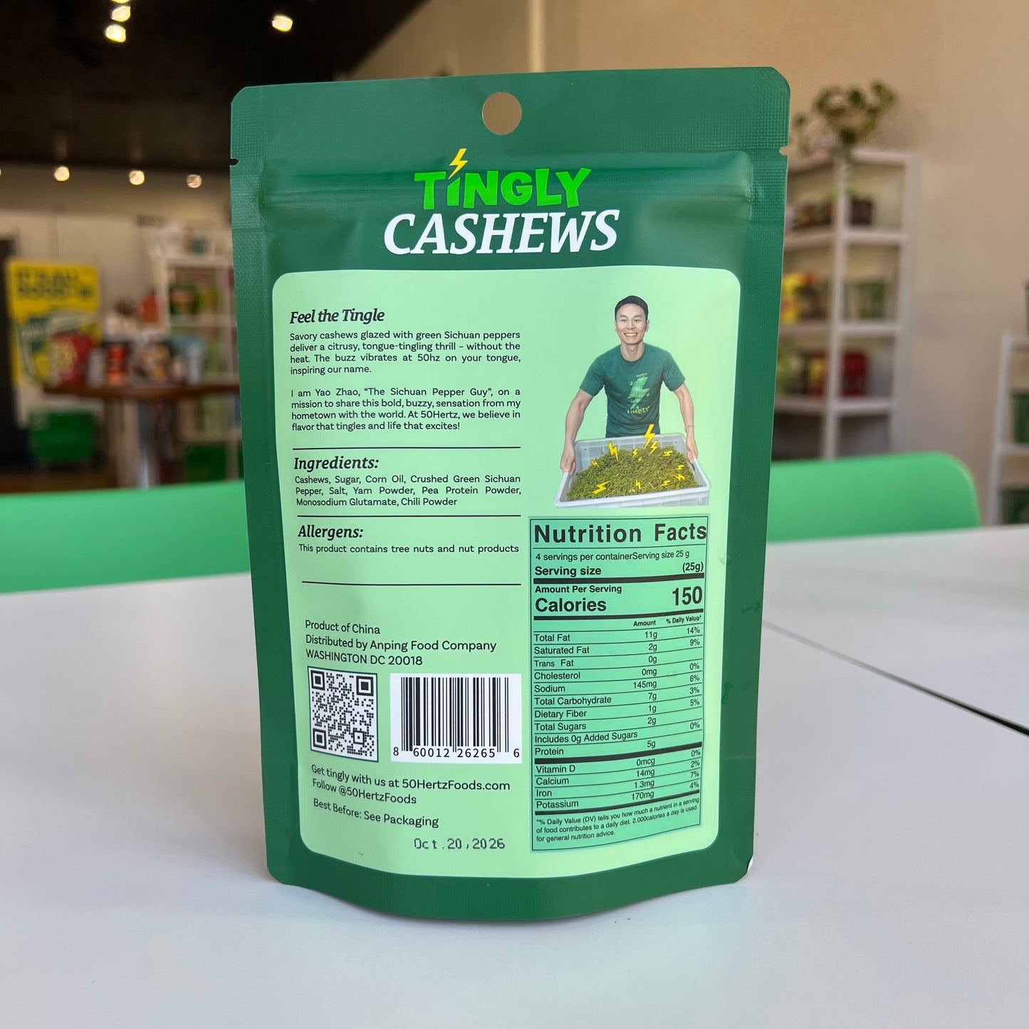 50 Hertz | Tingly Sichuan Pepper Cashews