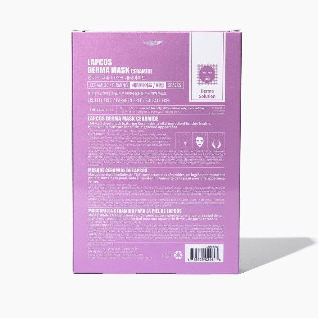 LAPCOS | Ceramide Derma Sheet Mask 5-pack