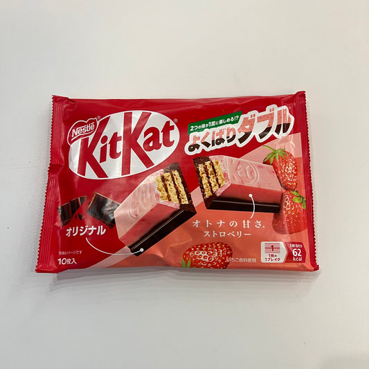 Kit Kat | Japanese Kit Kat Yokubari-W Otonano Amasa Strawberry