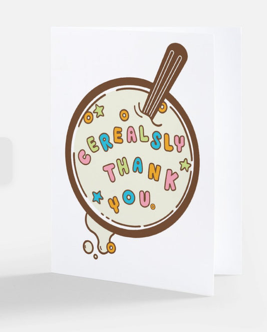 Goodies | Cerealsly Thank You - Thank You Card
