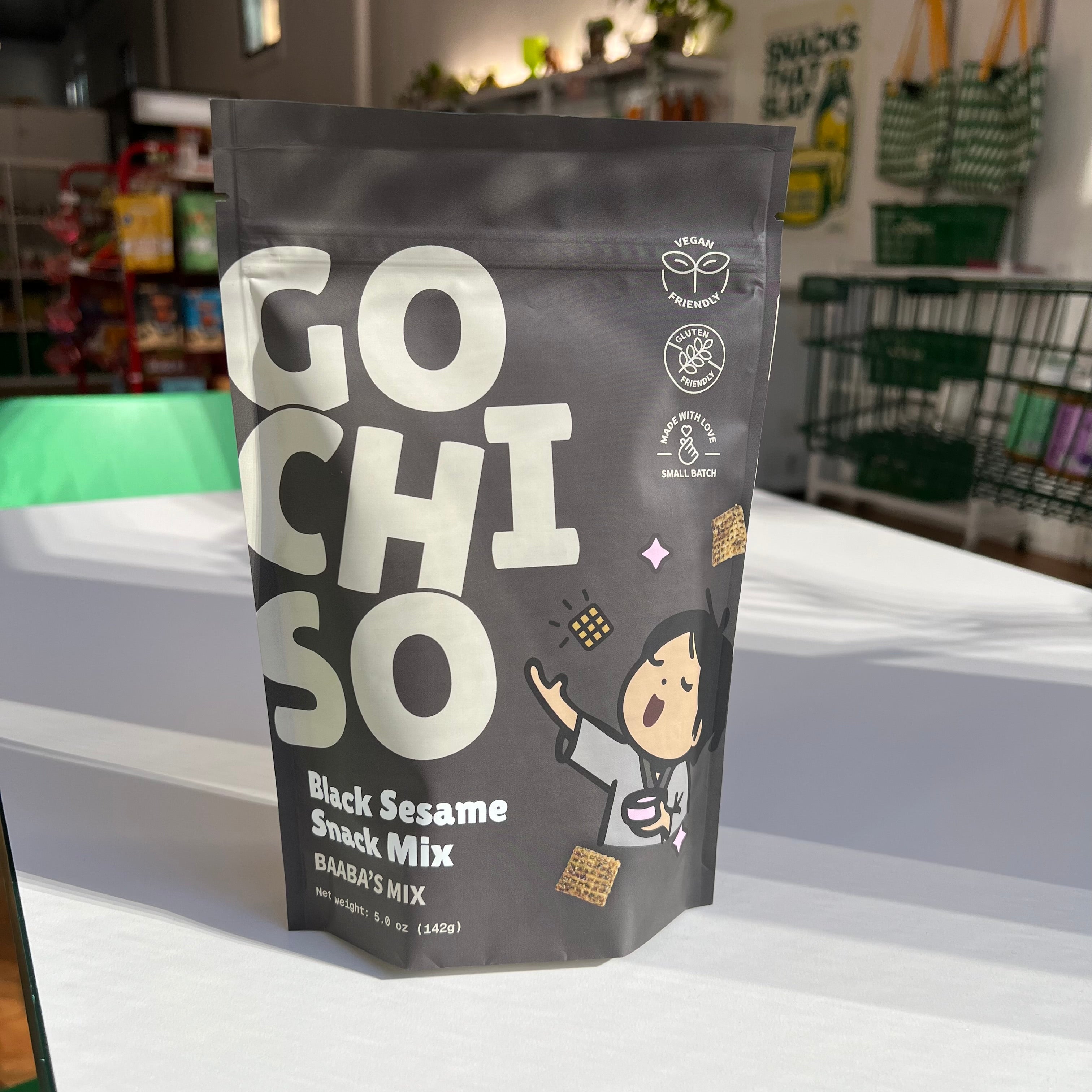 Gochiso | Black Sesame Snack Mix – Goodies | Snack Shop