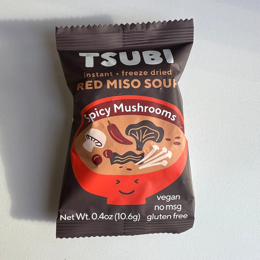 Tsubi | Red Miso Soup Spicy Mushrooms - Single