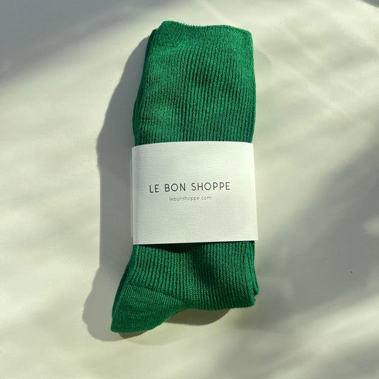 Le Bon Shoppe | Trouser Socks: Deep Green