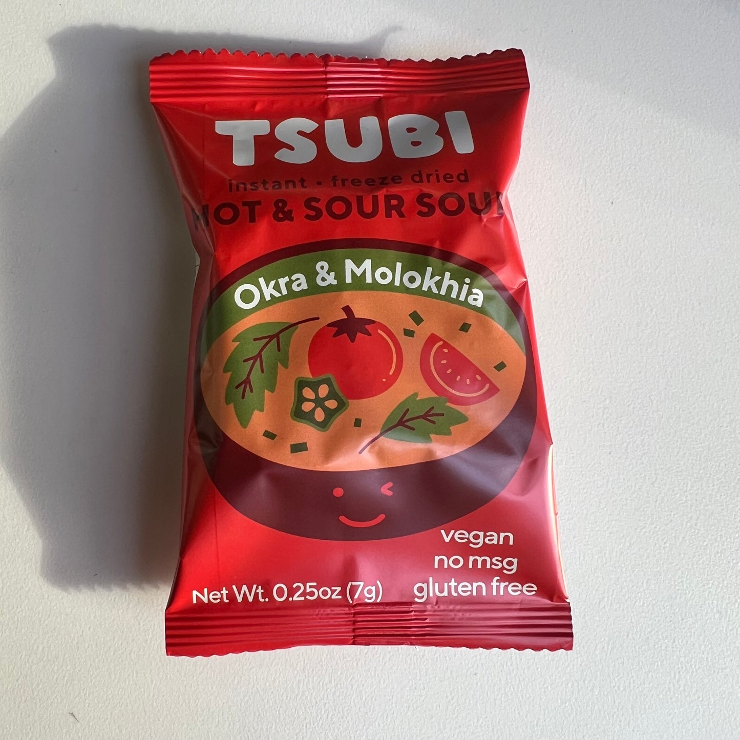 Tsubi | Hot & Sour Soup with Okra & Molokhia - single