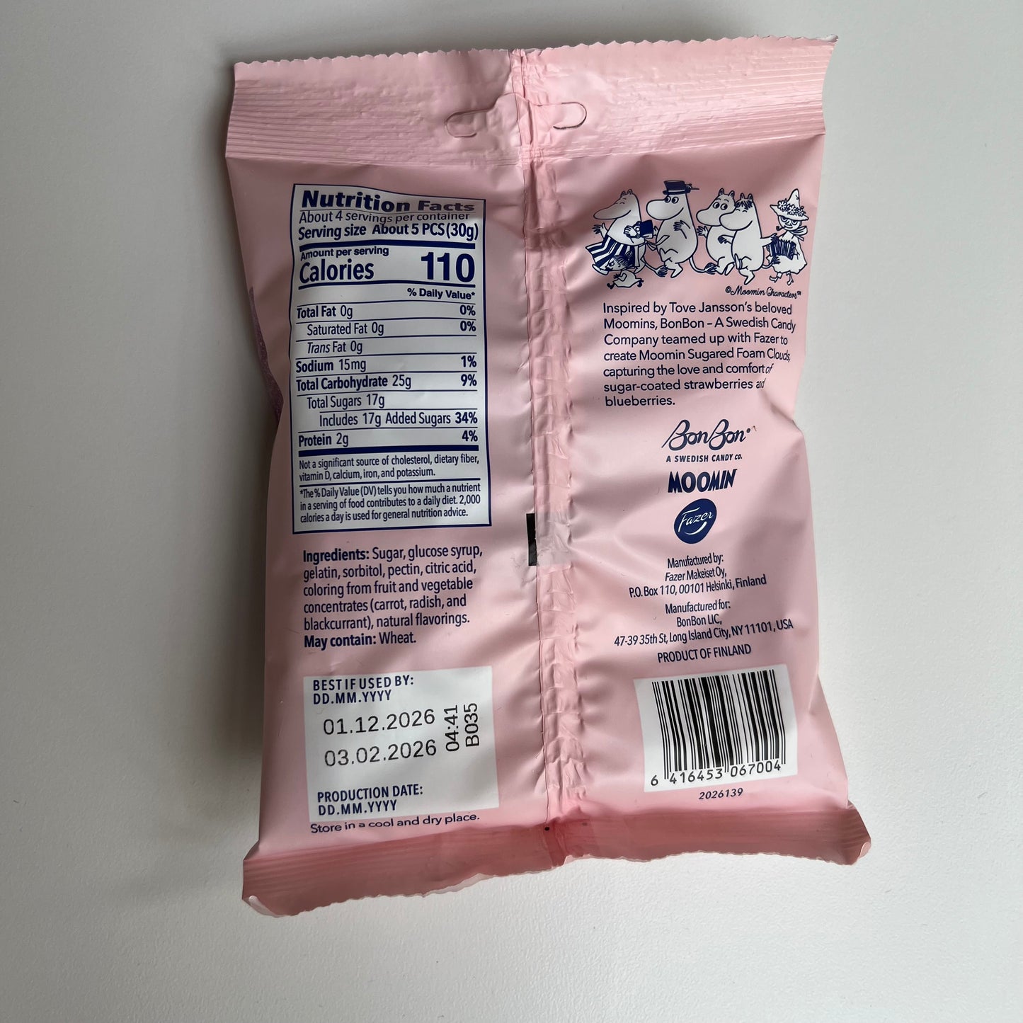 Moomin Strawberry & Blueberry Candy Clouds
