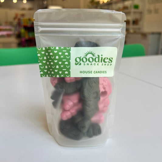 Goodies | Bubs Raspberry Licorice Skulls