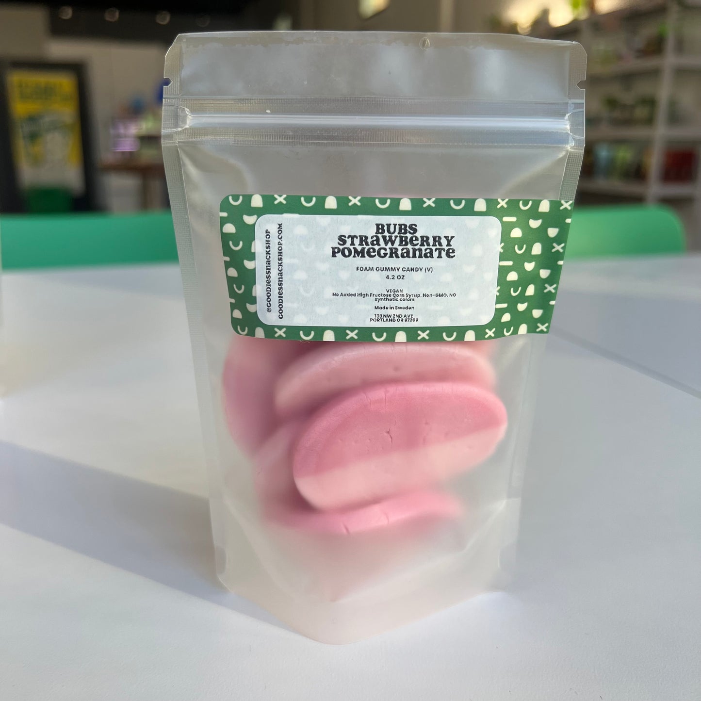 Goodies | Bubs Strawberry Pomegranate Foam Gummy