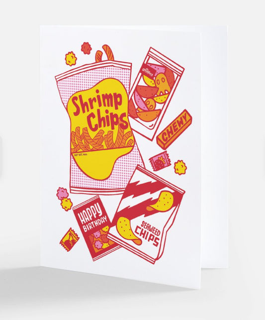 Goodies | Birthday Snacks - Happy Birthday Card