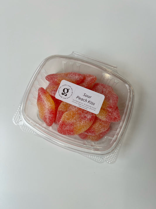 Goodies | Pucker Up Sour Peach Gummy