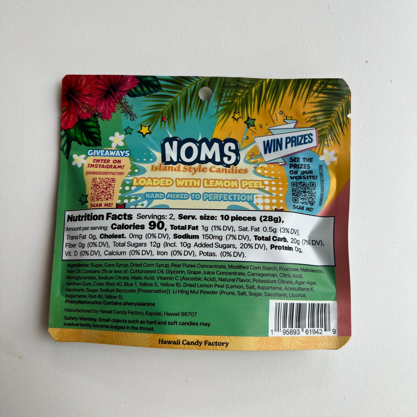 Noms Hawaii Candy  | Bursts Li Hing Mui Gummy