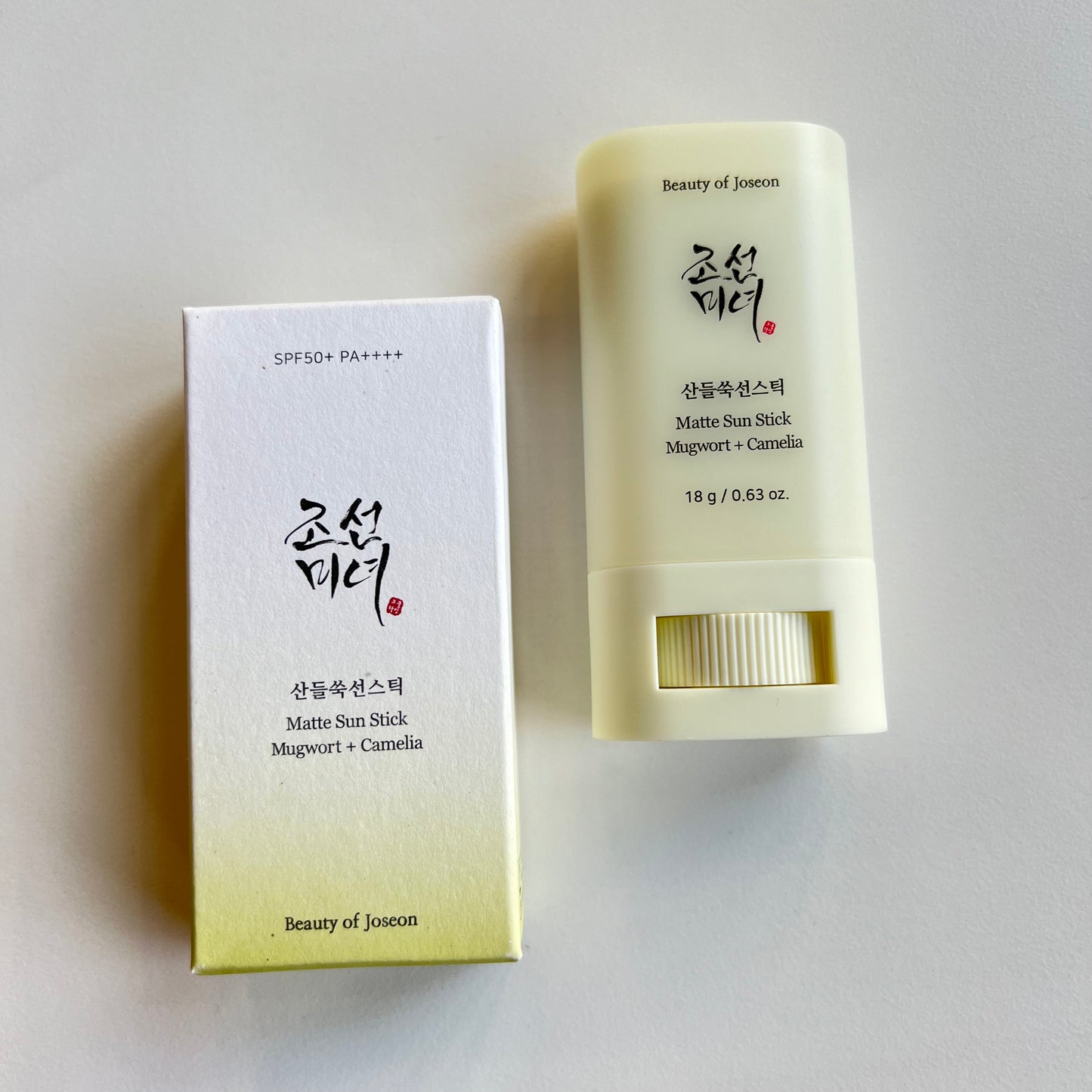 Beauty of Joseon | Matte Sunscreen Stick Mugwort+Camelia (SPF 50+ PA++++)