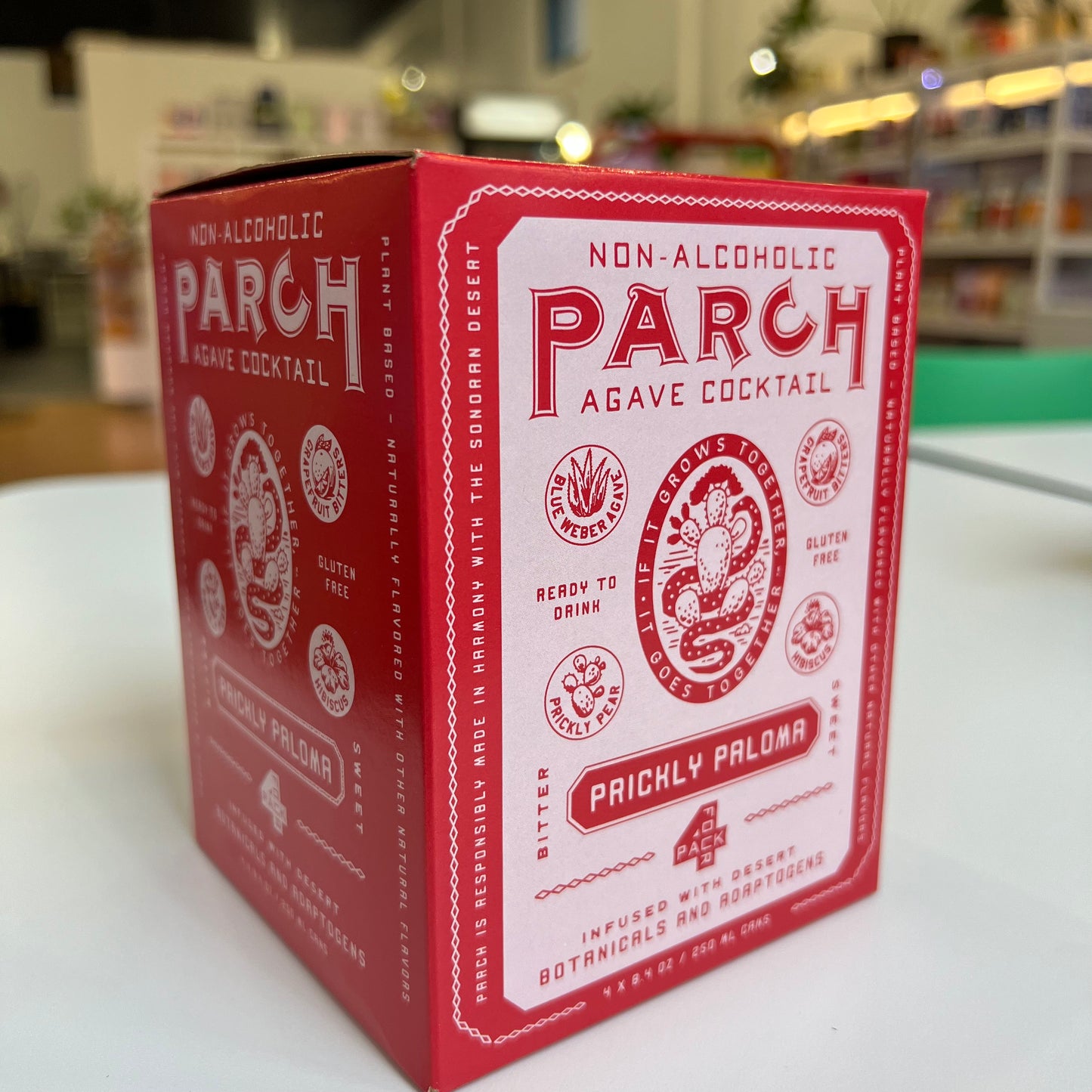 Parch | Prickly Paloma - Agave NA Cocktail 4-pack