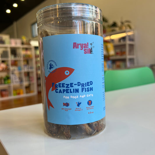 Arya Sit | Freeze Dried Capelin Fish Dog Treats