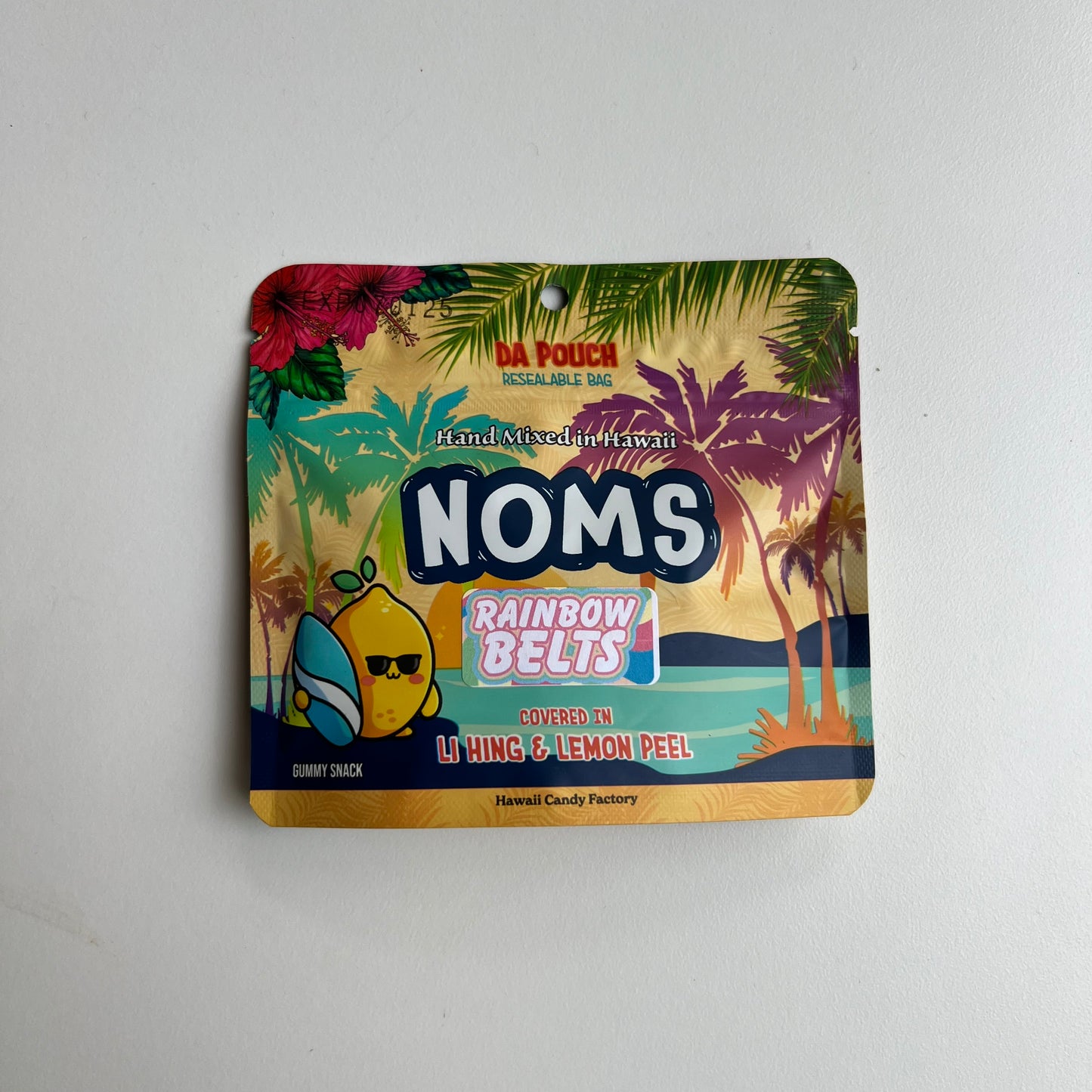 Noms Hawaii Candy  | Rainbow Belts Li Hing Mui Gummy