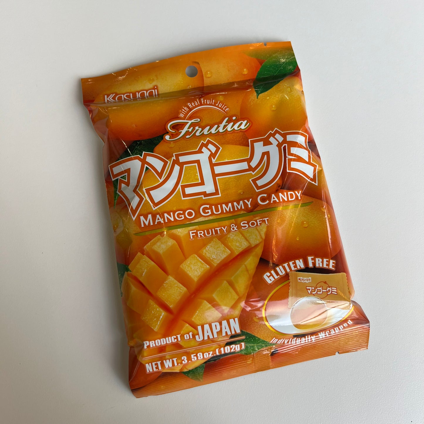 Kasugai | Fruit Gummy Mango 3.59 oz