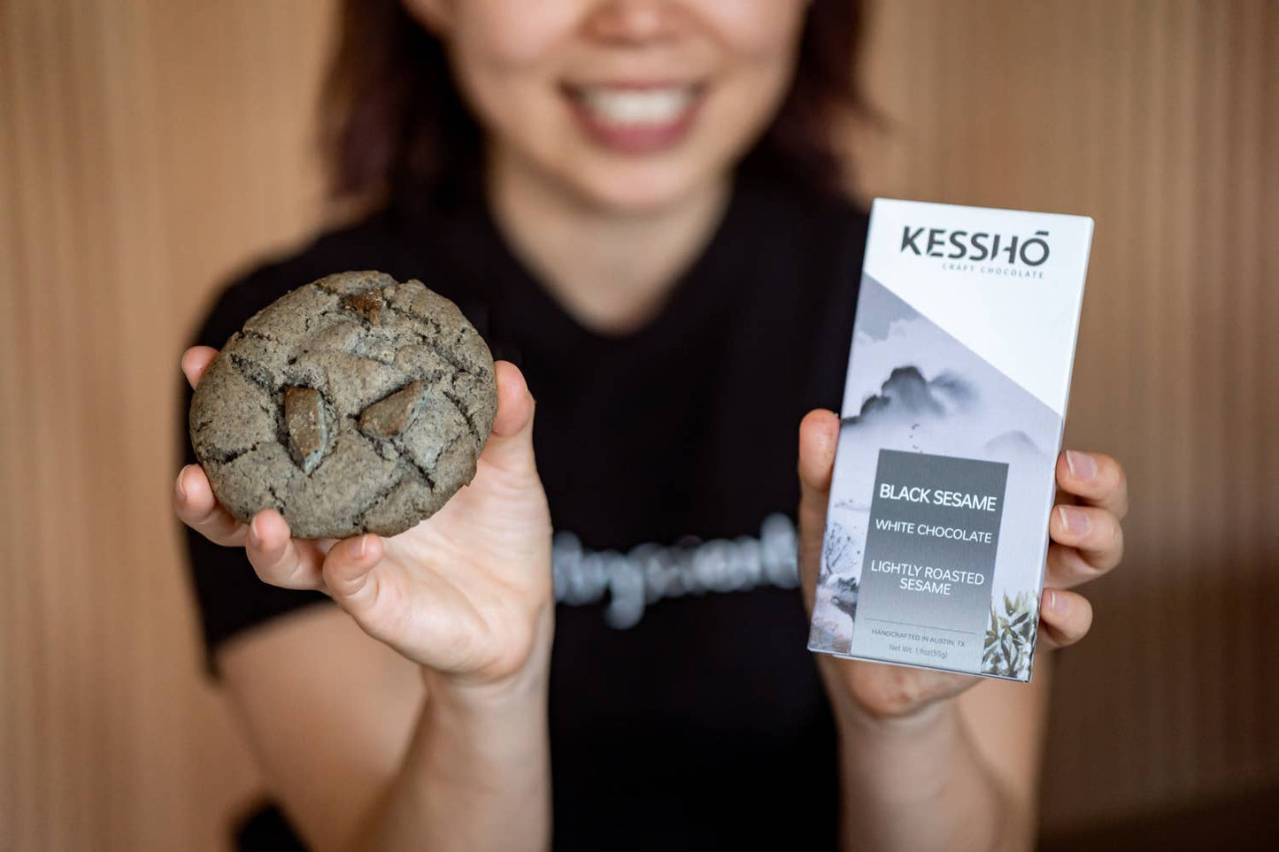 KESSHŌ | BLACK SESAME White Chocolate