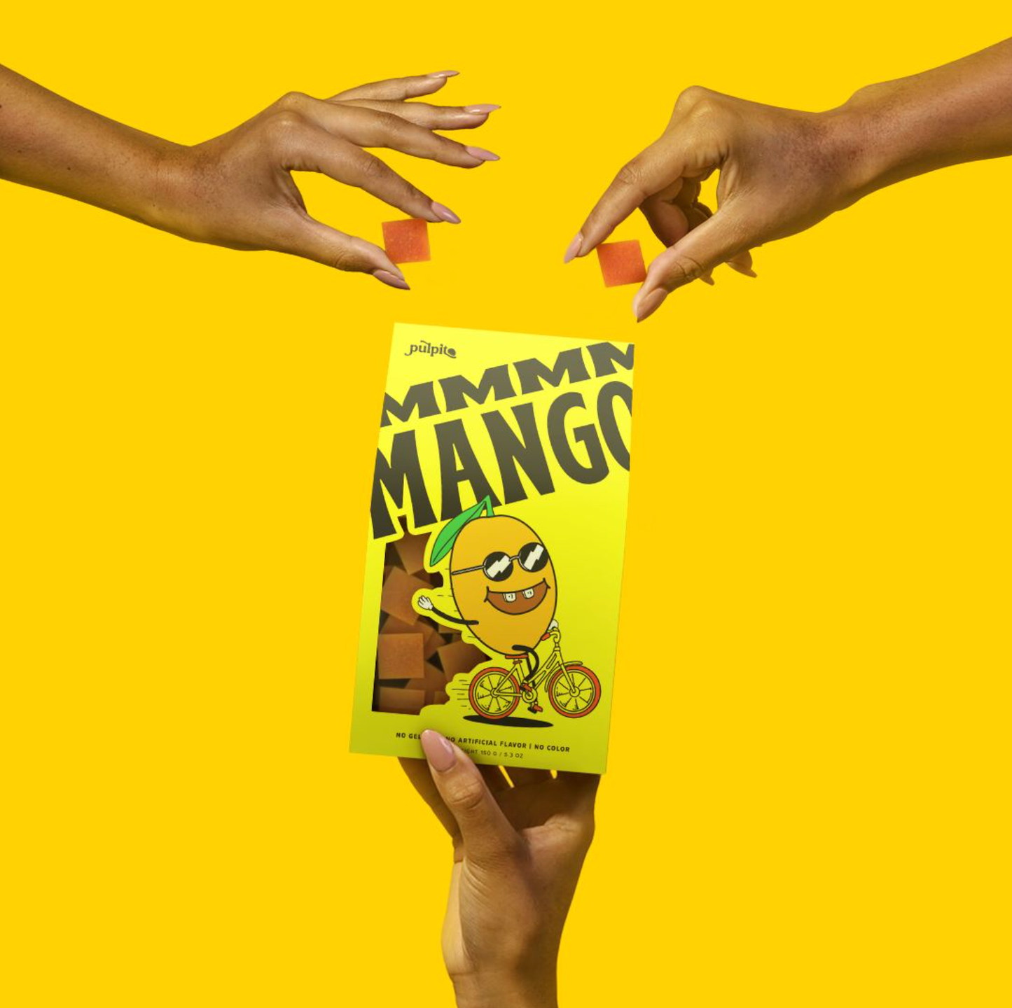 Pulpito Fruit Bites | MMM Mango  - Natural Fruit Snacks - Dried Fruit Bites