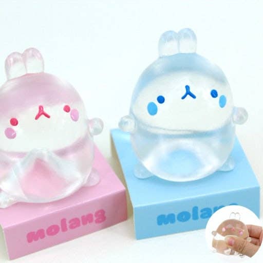Clear Mochi Squishy Figure Fidget Toy