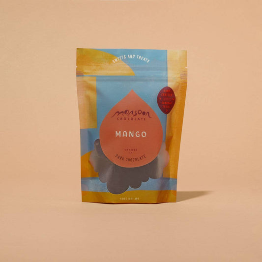 Monsoon Chocolate | Monsoon Mango Covered in Dark Chocolate, 150g