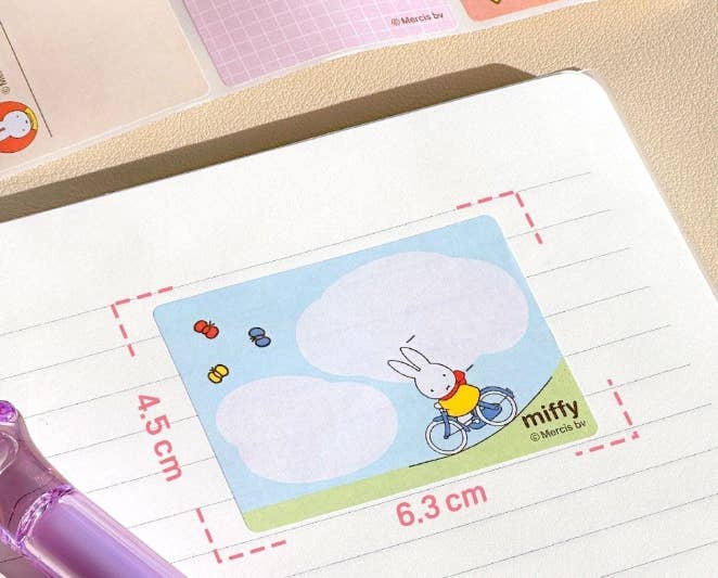 Miffy Pull-Out Sticky Memo Notes – 120 Sheets