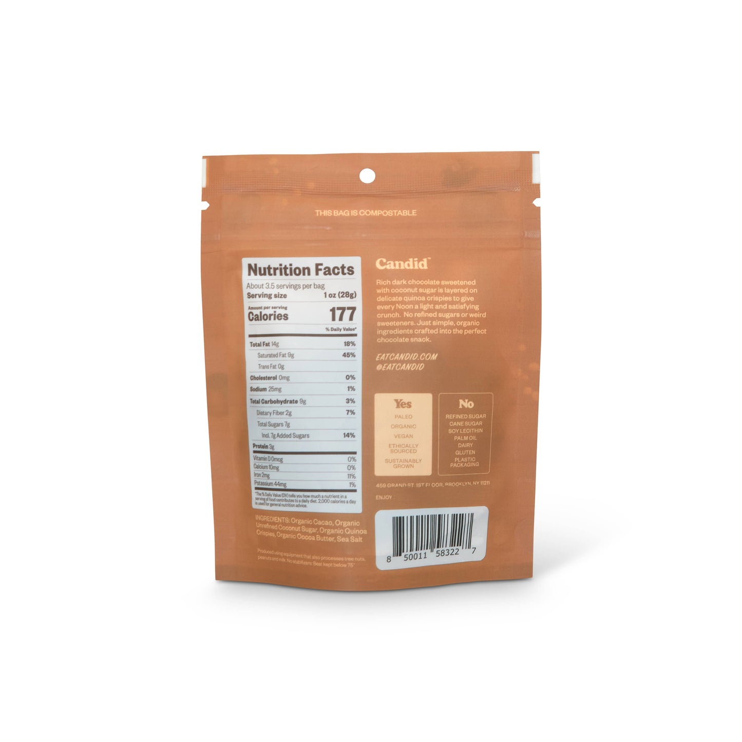 Candid | Noons - Dark Chocolate Crunch Bites