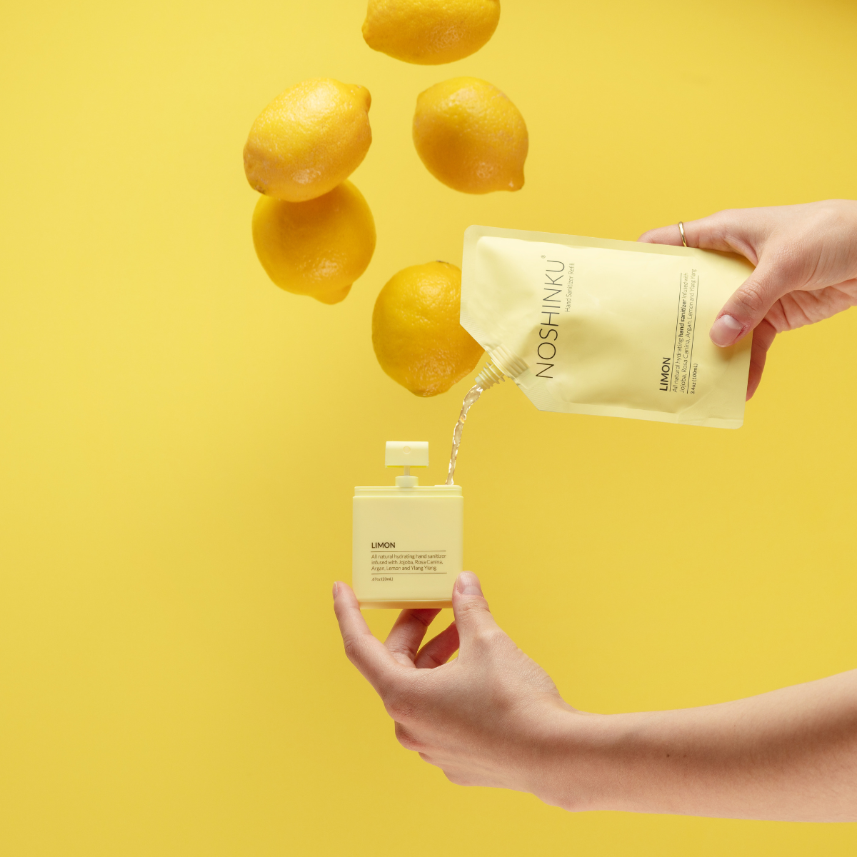 Lemon Ylang-Ylang Moisturizing Pocket Hand Sanitizer