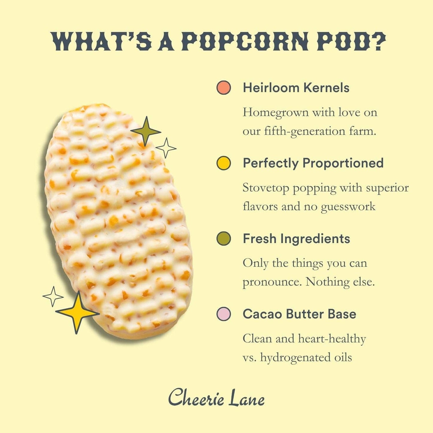 Cheerie Lane | Butter Popcorn Pod Pack