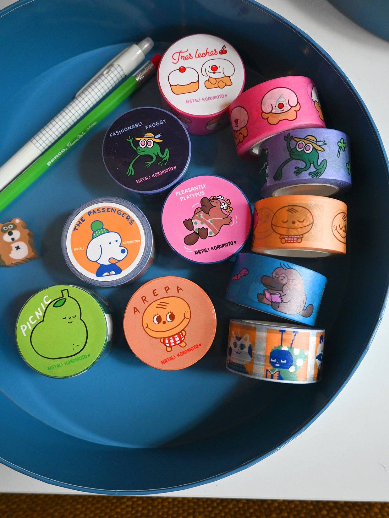 Natali Koromoto | Washi Tape: Ceramic Party