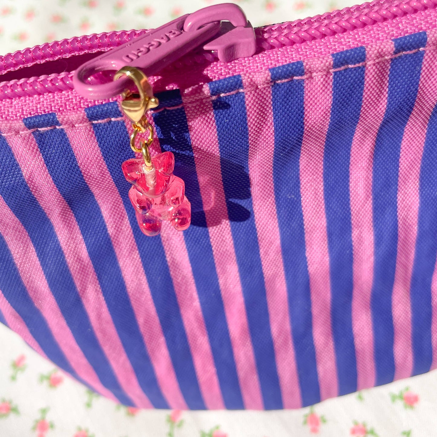 Bold Blossom Shop | Raspberry Gummy Bear Bag Charm