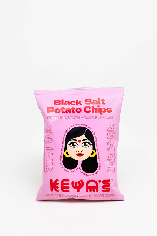 Keya's Snacks | Black salt Potato Chips 1.5 oz